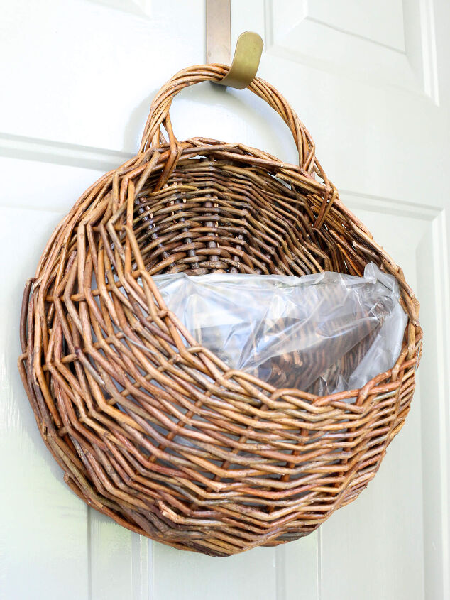simple diy spring door basket