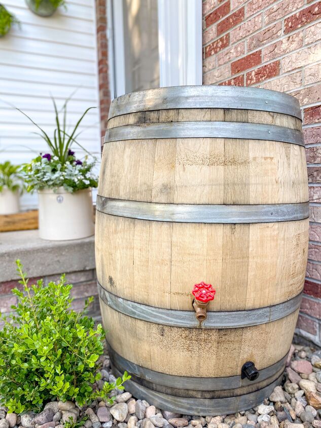 DIY Garden Rain Barrel