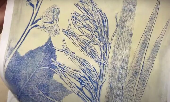 the surprisingly easy way to make your own botanical prints, Fine details of greenery captured from the printing method