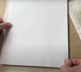 the surprisingly easy way to make your own botanical prints, Laying paper over a gel press printing plate