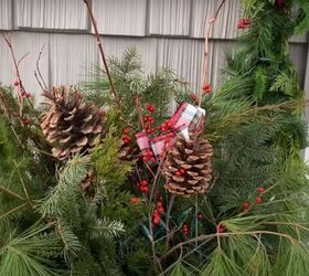 How to Create This Perfect Pine and Spruce Outdoor Winter Planter Idea