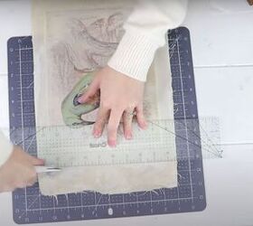 how to print images on fabric without transfer paper, Transfer photo to fabric using mod podge