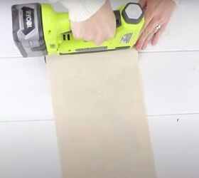 how to print images on fabric without transfer paper, Attaching the fabric to the wood with a stapler
