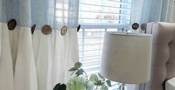 look for less farmhouse chic curtains