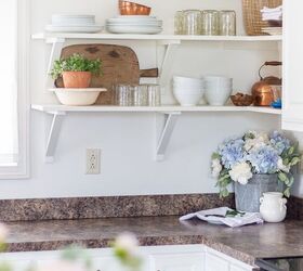 Put these under your kitchen shelves for a quick way to add more charm to your kitchen