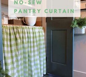 Easy No Sew Curtains in 15 Minutes