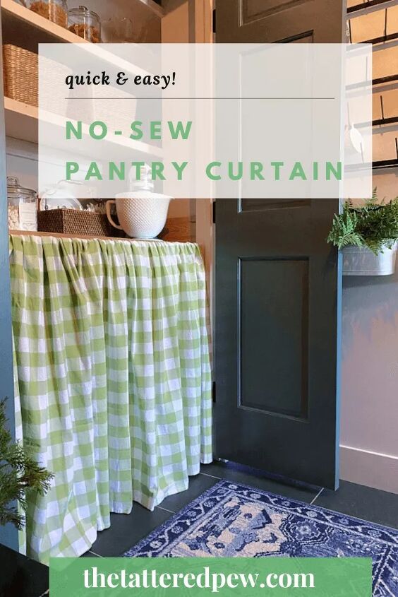 quick and easy no sew curtain