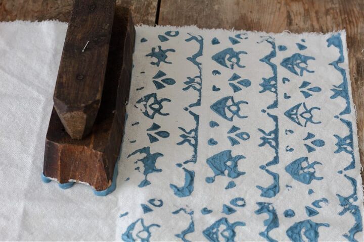 Block Fabric Pattern How to Make Stunning Block Printed Fabric at Home: DIY Tutorial | Hometalk