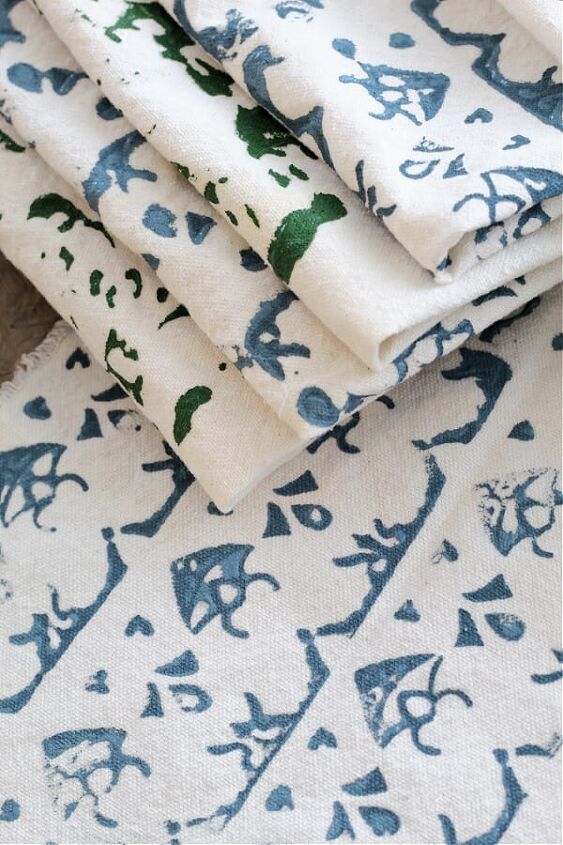 Block Fabric Pattern How to Make Stunning Block Printed Fabric at Home: DIY Tutorial | Hometalk