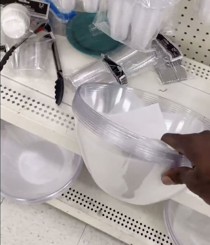 diy furniture using dollar tree dishes