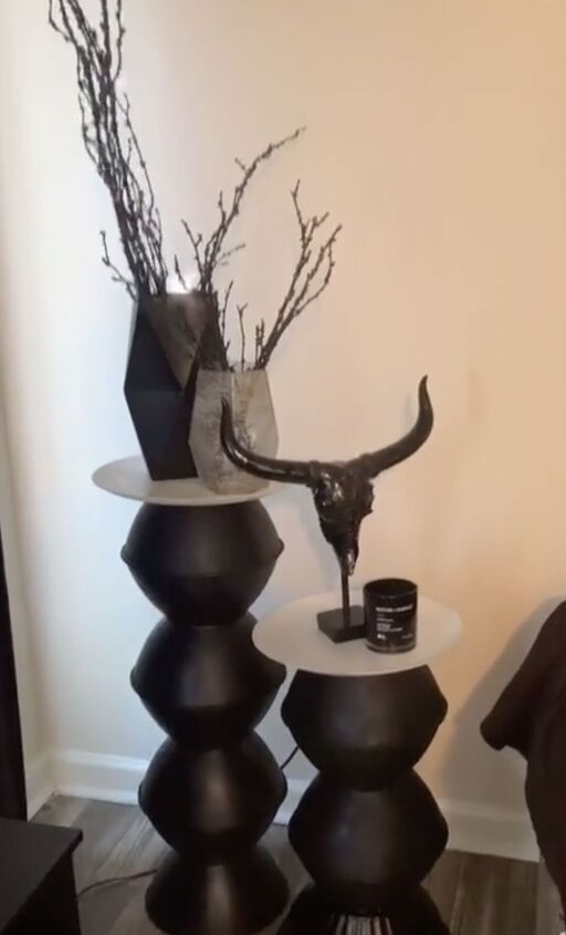 diy furniture using dollar tree dishes