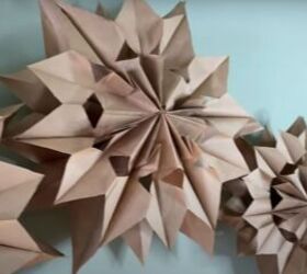 How to Make a Beautiful Rustic Paper Bag Snowflake Craft