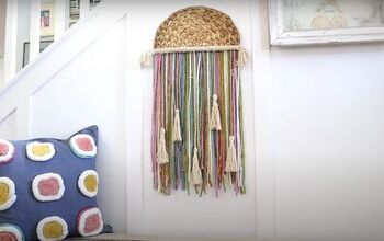 Here's How to Make Gorgeous Boho Rainbow Wall Decor
