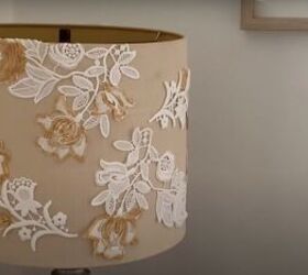 diy lampshade makeover how to create a glamorous lampshade, DIY lampshade makeover