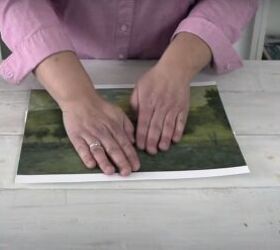 diy wall decor with a mod podge brushstroke technique