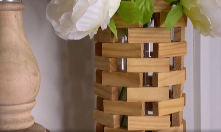 diy wood vase