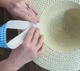 She turns a Dollar Tree hat into the cutest spring accessory & we can't wait to make our own