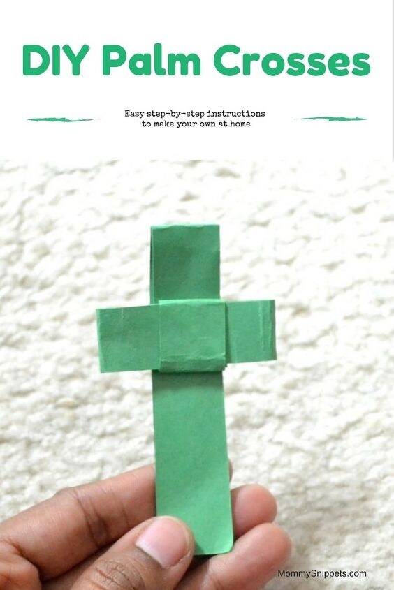 how to make a palm cross out of paper for palm sunday