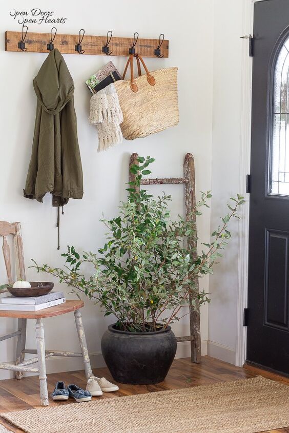 how to make a diy artificial plant realistic and thrifty, Earth European Entryway