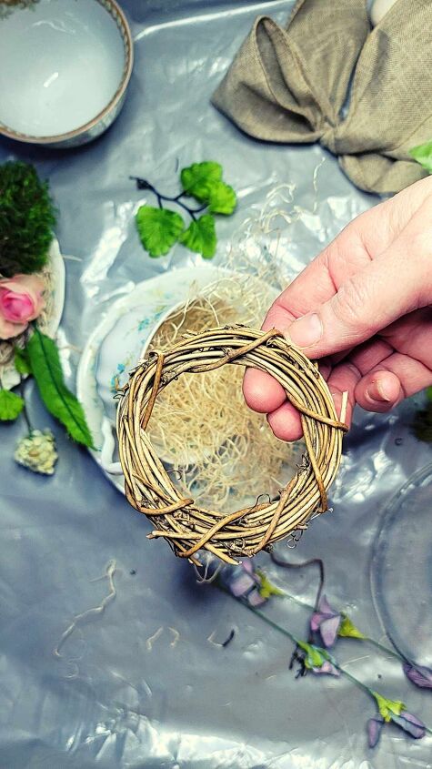 simple spring teacup nest diy nido de tazas de t