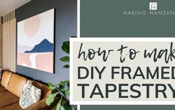 Easy DIY Tapestry Frame