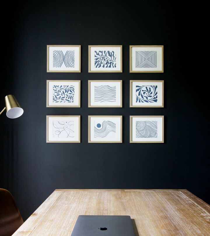 how to create an art gallery wall