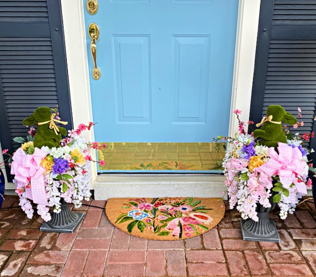 how to make this diy spring decoration so neighbors will stop to admir