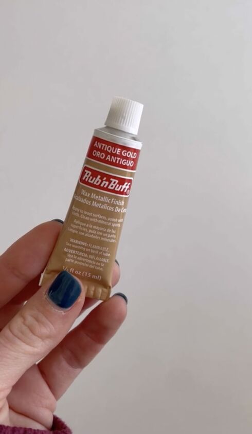 turn chrome faucets gold with rub n buff