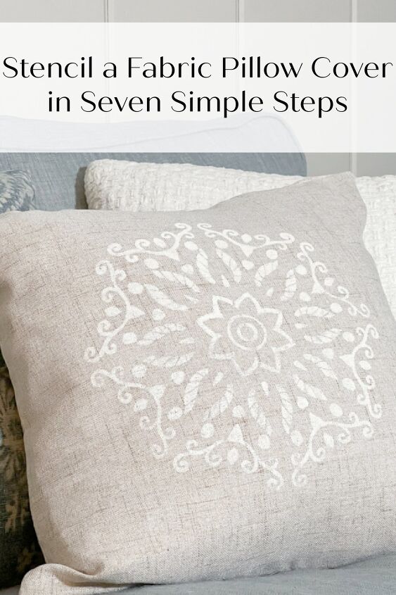 plantilla para cubrir un cojn de tela en siete sencillos pasos
