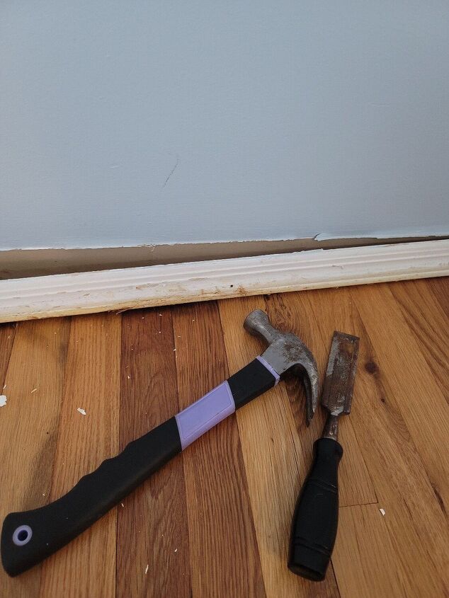 how i replaced my baseboard with and without expensive tools