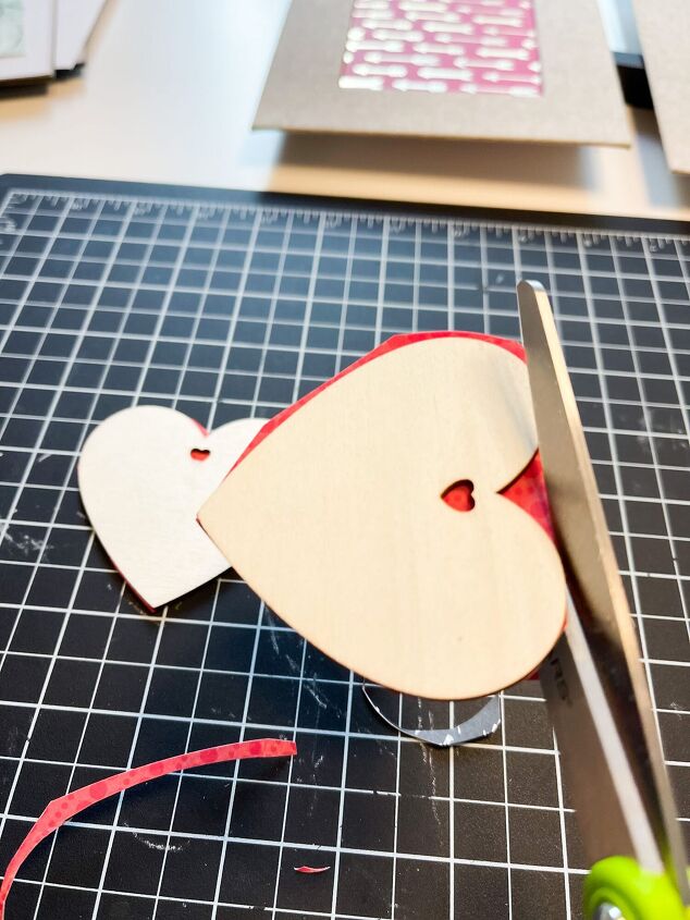 fcil obra de arte enmarcada en forma de corazn en 3d