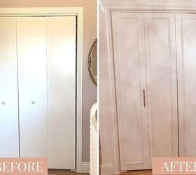 DIY Bi-Fold Closet Door Makeover - Budget Friendly