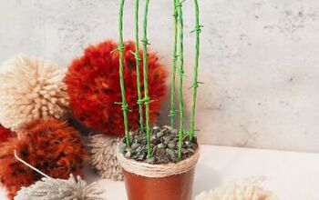 Cactus de resina y alambre para decorar
