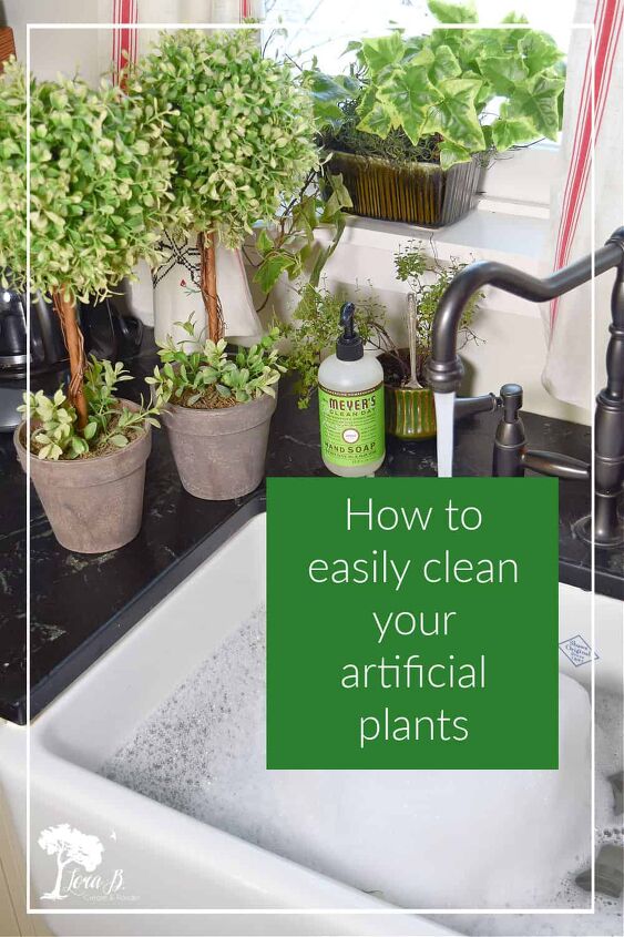 como limpar facilmente plantas artificiais