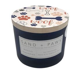 Sand & Paws Candle Lids repurpose Hometalk