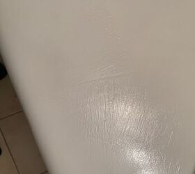 repair paint brush marks in appliance epoxy spray paint