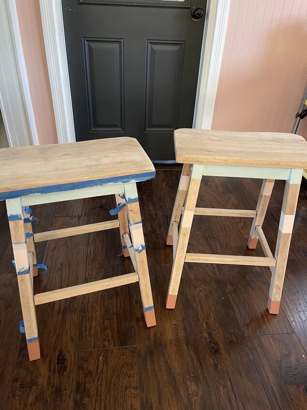 kitchen stool makeover