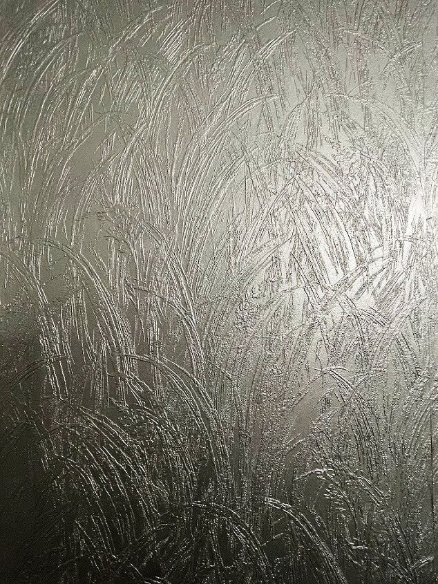 how i painted wallpaper to create an accent wall