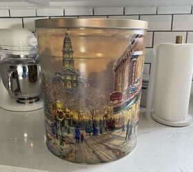 The pretty way people are using their empty popcorn tins for spring (so smart!)