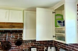 This is such a creative way to use the inner space of your cabinet doors