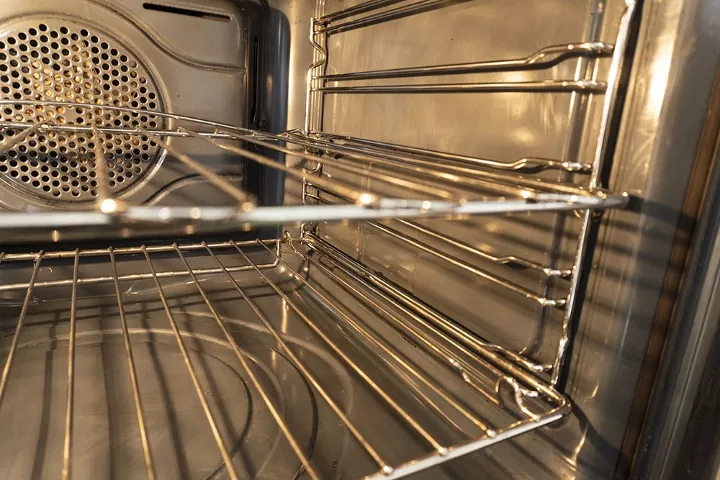 best oven cleaners, clean inside of oven and oven racks Photo via Living a Real Life