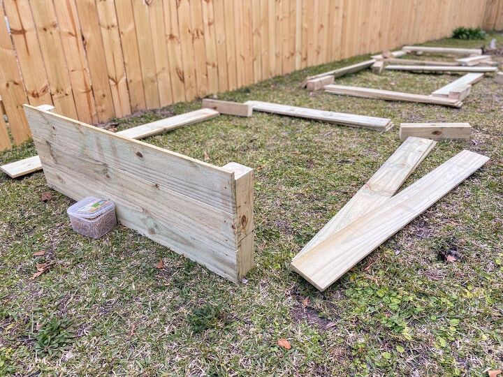 diy raised garden bed tutorial printable instructions