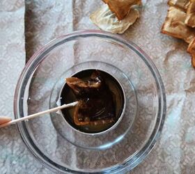 Dip old tea bags in melted candle wax for this smart and free home hack