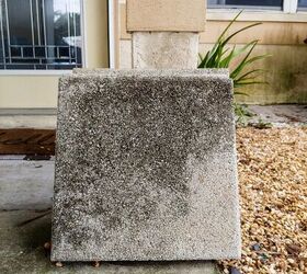create a concrete paver planter