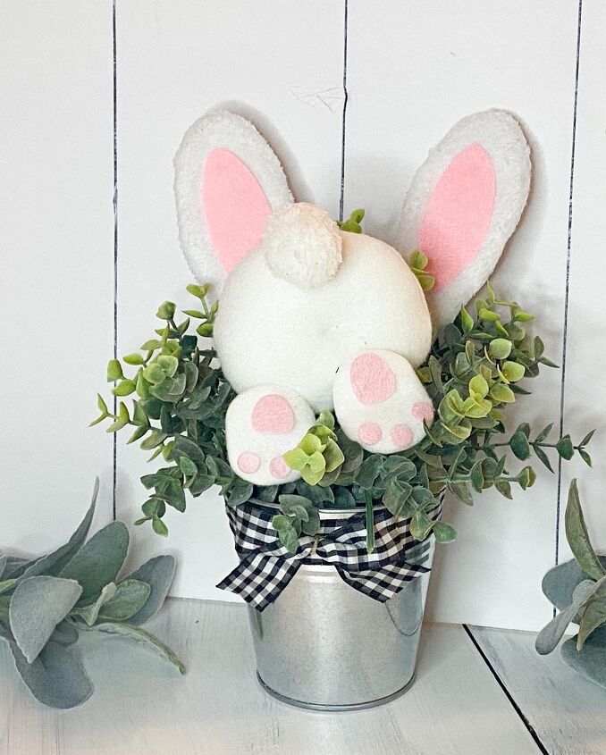 how to make this bunny butt hobby lobby dupe