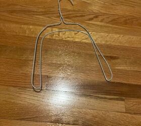 She bends a wire hanger for one of the smartest closet hacks we've seen in a while