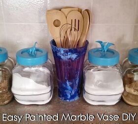 easy painted marble vase diy