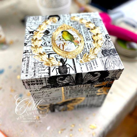 how to make reusable gift boxes using iod decor moulds decoupage and