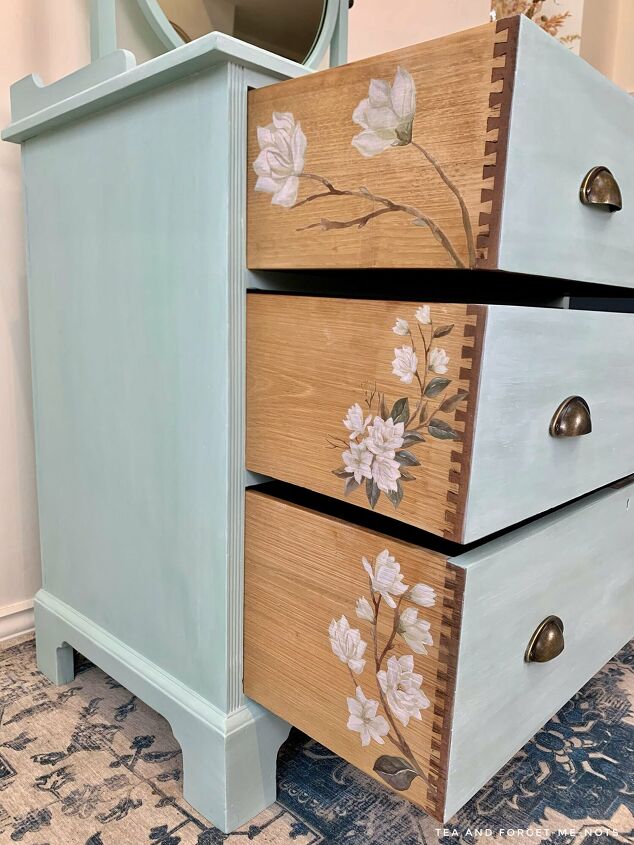 create a stunning spring fresh look on furniture