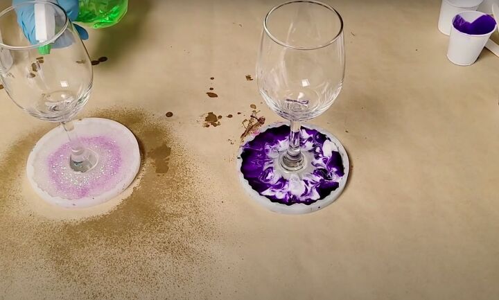9 easy steps to gorgeous geode resin wine glasses, How to personalize wine glasses